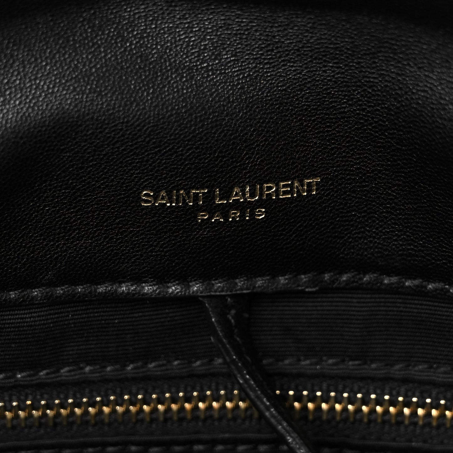 Lambskin Matelasse Monogram Small Jamie 4.3 Black