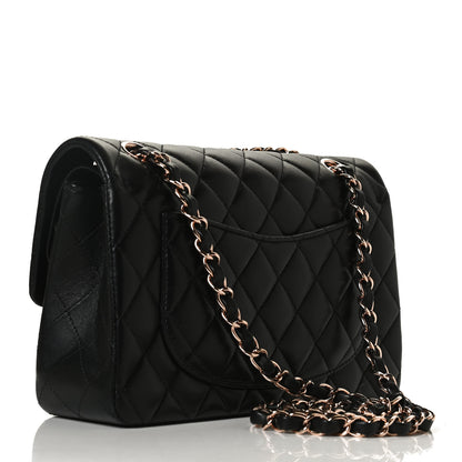 Chanel Lambskin Quilted Small Double Flap Black 3 of 14