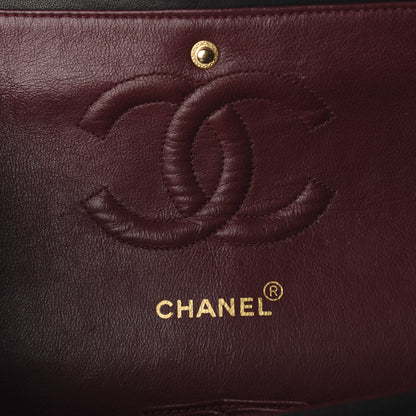 Chanel Lambskin Quilted Medium Double Flap Black 5 of 9