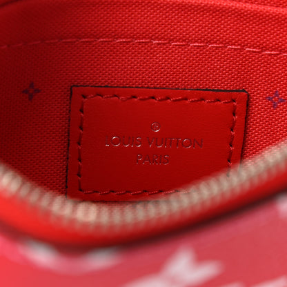 Louis Vuitton Monogram Escale Neverfull MM GM Pochette Rouge 6 of 7