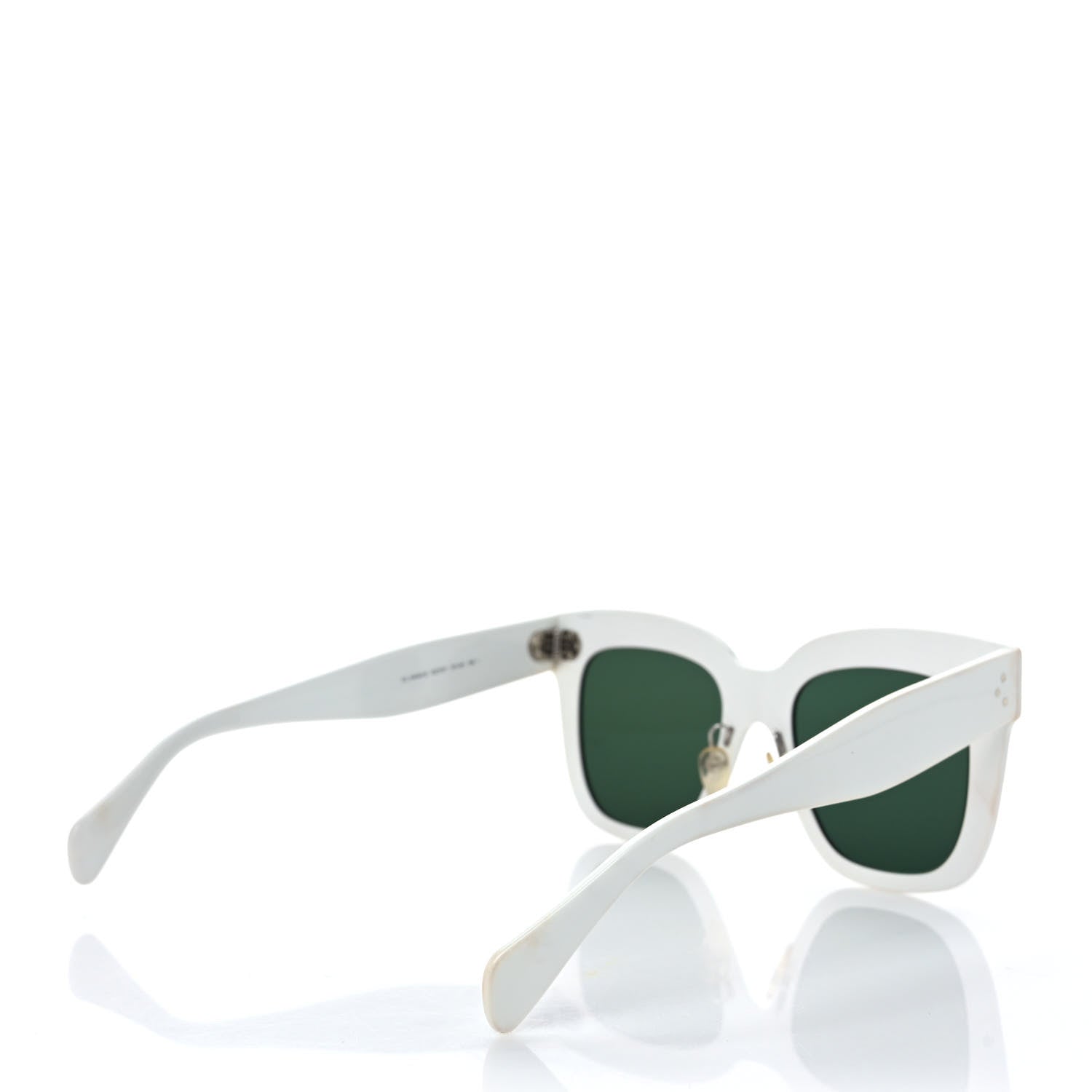 Celine Acetate Kim Sunglasses CL 41444/S White 4 of 7