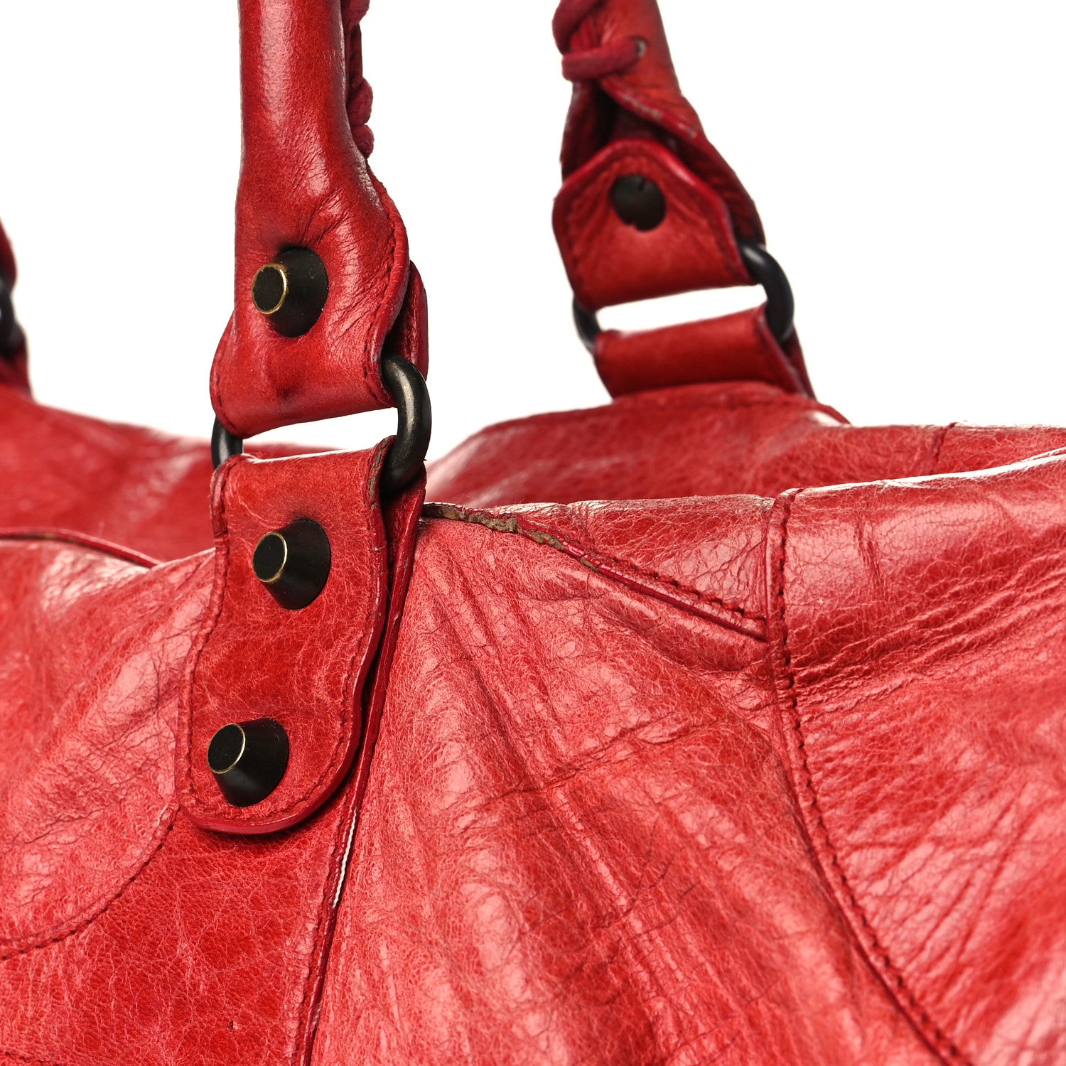 Balenciaga Agneau Classic Hardware Work Vermillion 11 of 12