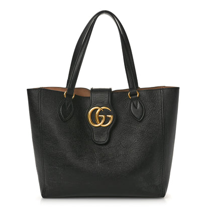 Gucci New Sakai Calfskin Lux Small Dahlia Tote Black 1 of 12