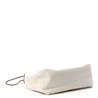 Hermes Canvas Barenia Fourbi 25 MM Pouch Naturel Fauve 3 of 11