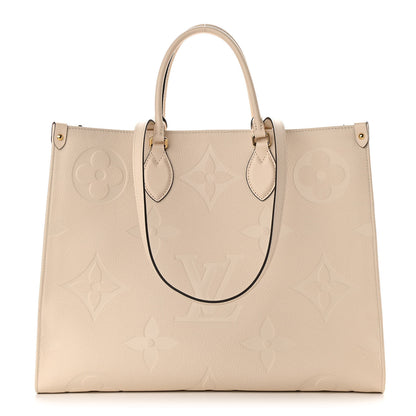 Louis Vuitton Empreinte Monogram Giant Onthego GM Creme 1 of 12