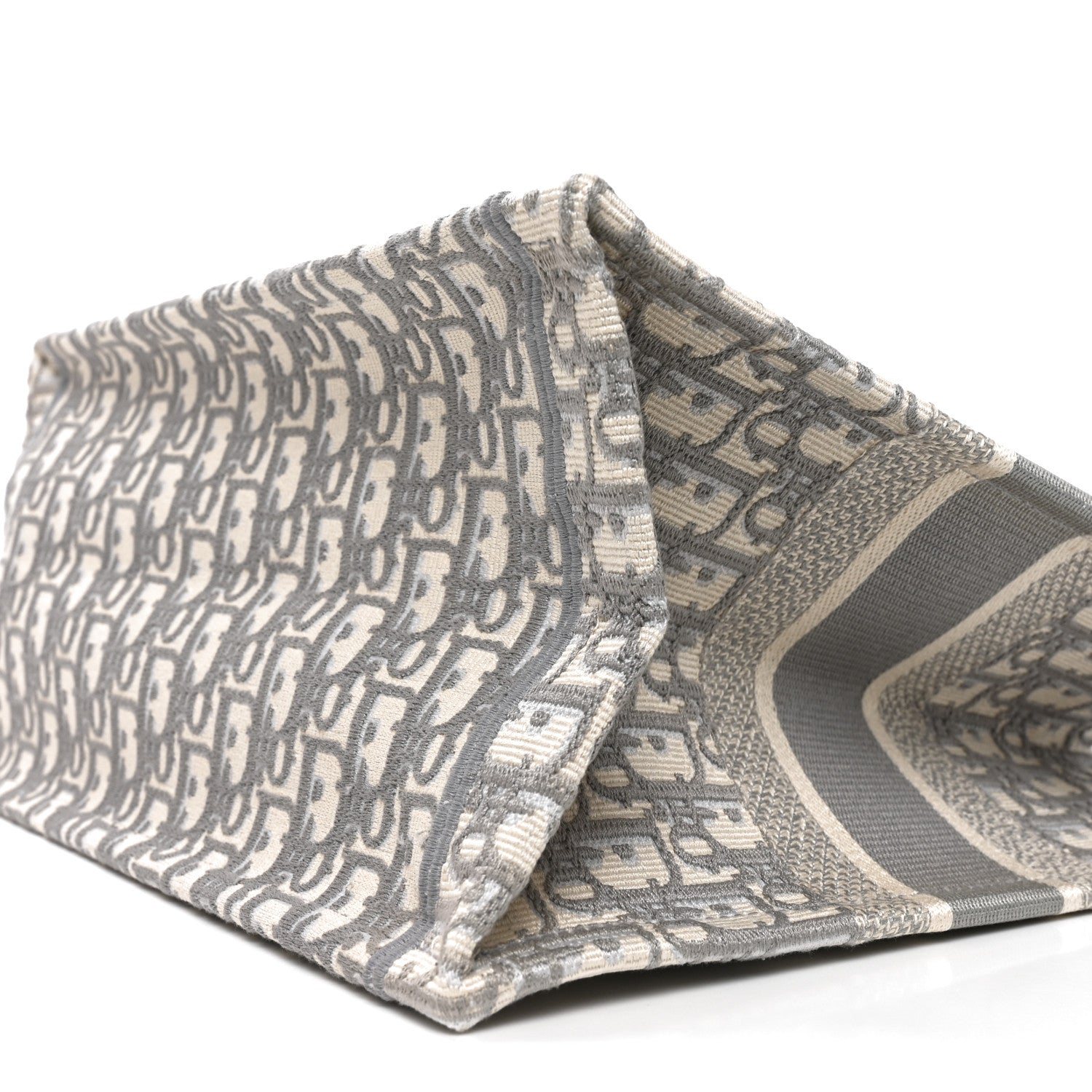 Christian Dior Oblique Medium Book Tote Grey 9 of 9