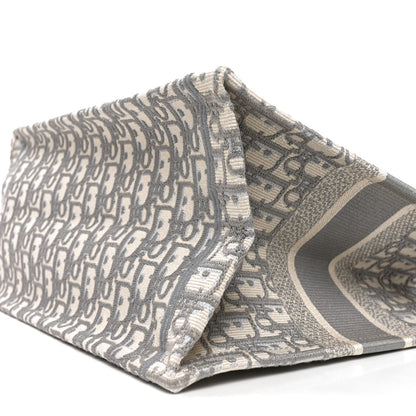 Christian Dior Oblique Medium Book Tote Grey 9 of 9