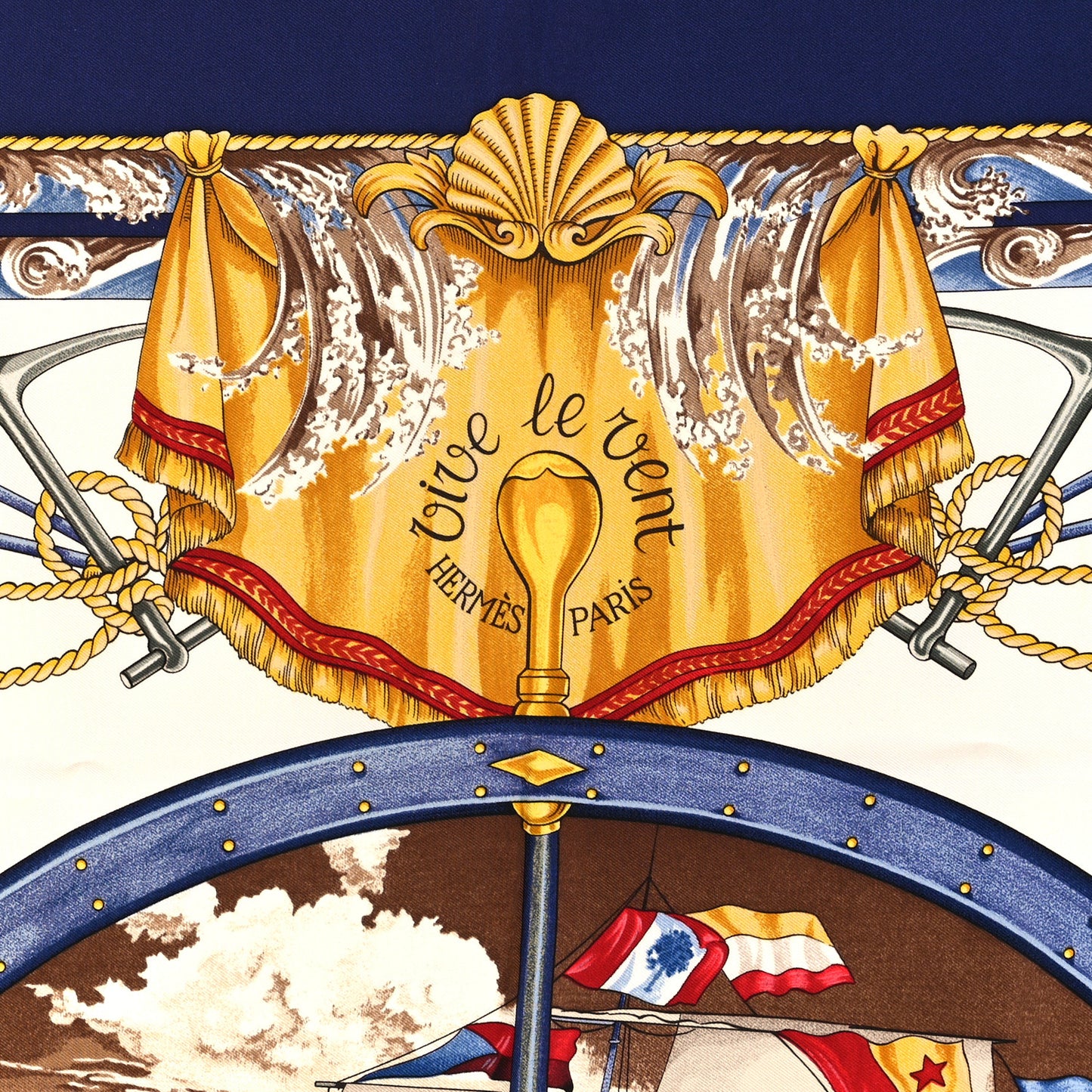 Silk Vive Le Vent Scarf 90