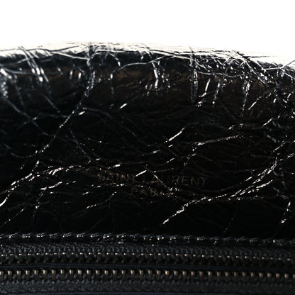 Saint Laurent Crinkled Calfskin Matelasse Monogram Large Niki Chain Satchel Black 7 of 12
