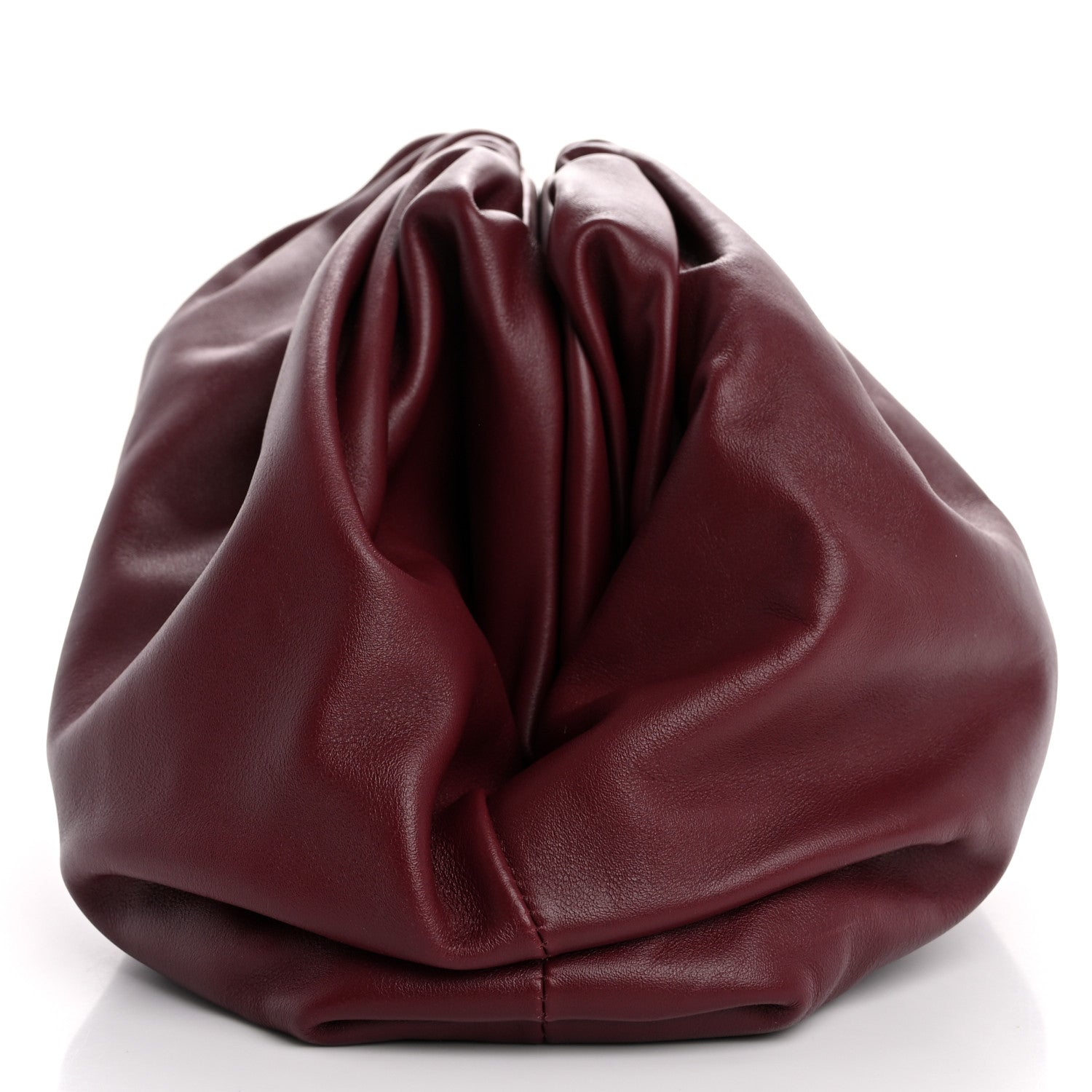 Bottega Veneta Smooth Butter Calf The Pouch Oversized Clutch Bordeaux 10 of 11