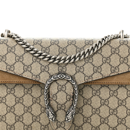 Gucci GG Supreme Monogram Small Dionysus Shoulder Bag Taupe 8 of 11
