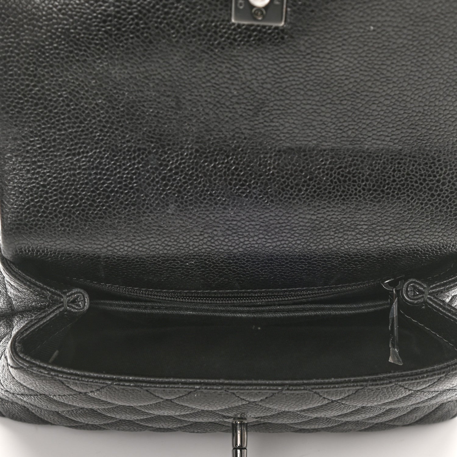 Chanel Caviar Quilted Mini Coco Handle Flap So Black 5 of 10