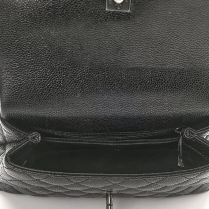 Chanel Caviar Quilted Mini Coco Handle Flap So Black 5 of 10