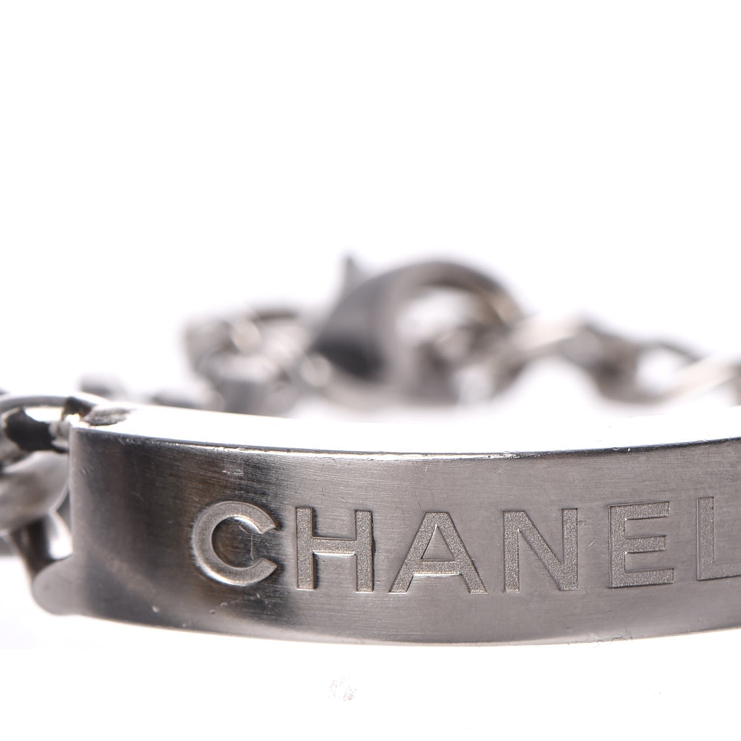 Chanel Chain ID CC Bracelet Silver 5 of 6