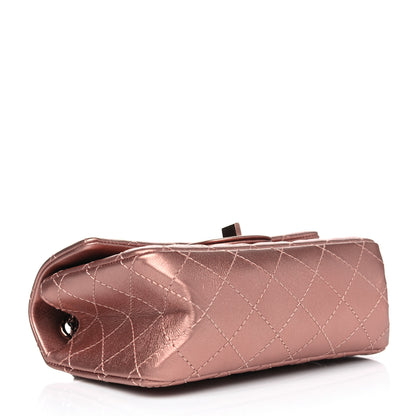 Chanel Metallic Grained Calfskin Quilted 2.55 Reissue Mini Flap Copper Pink 3 of 4