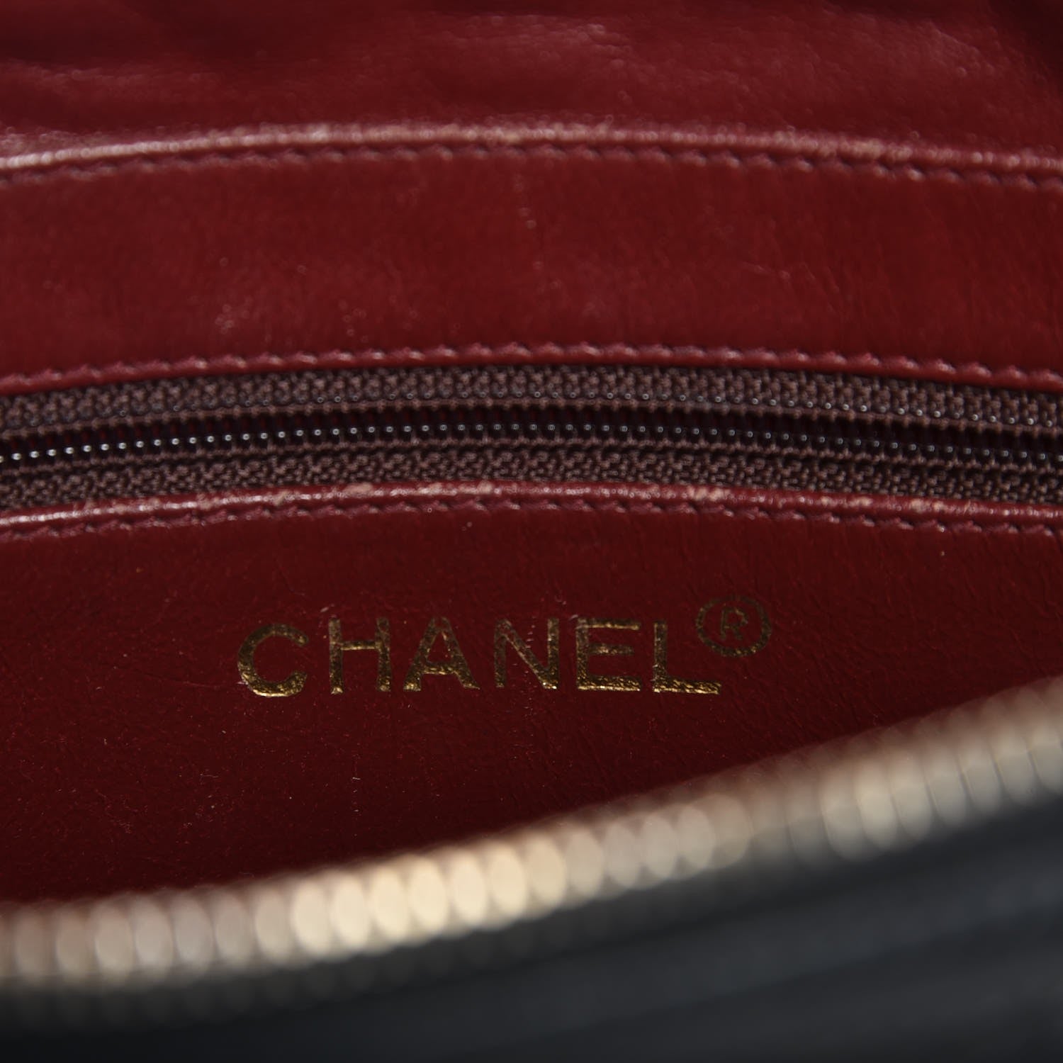 Chanel Lambskin Quilted Camera Case Black 9 of 12