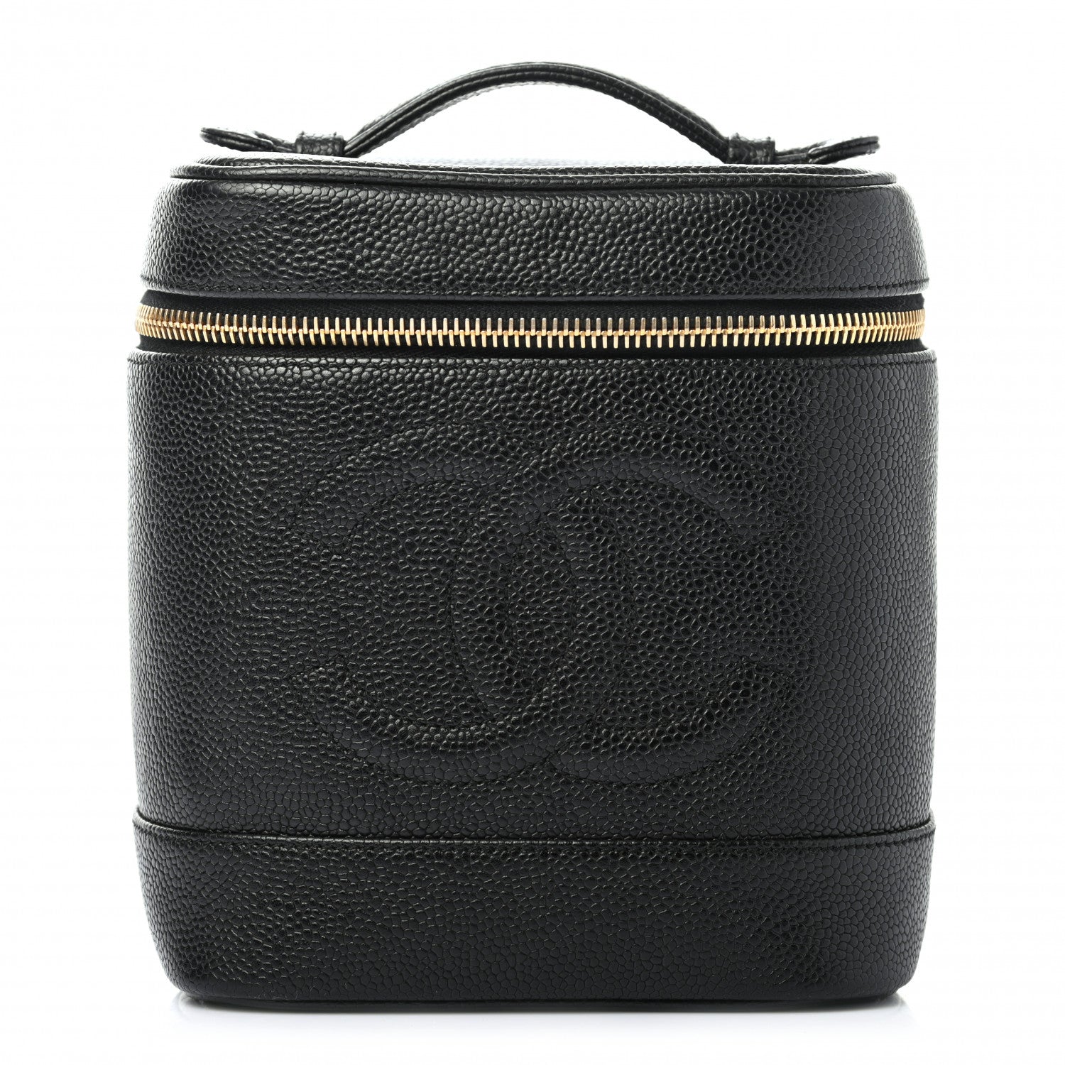 Chanel Caviar Vanity Cosmetic Case Black 1 of 8