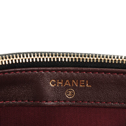 Chanel Lambskin Quilted Small Clutch With Chain Black 6 of 8