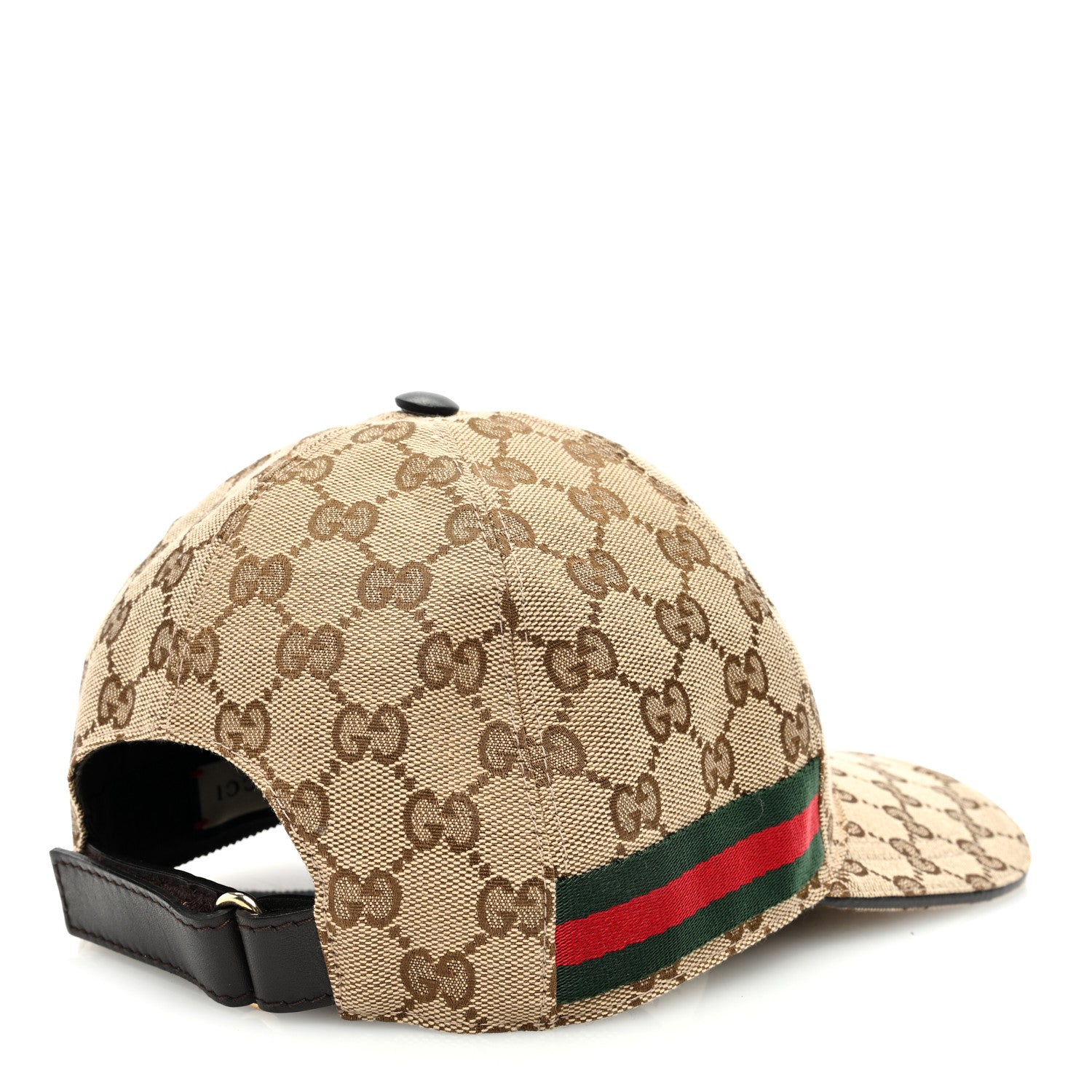 Gucci Monogram Web Baseball Hat XS Beige Cocoa 3 of 8