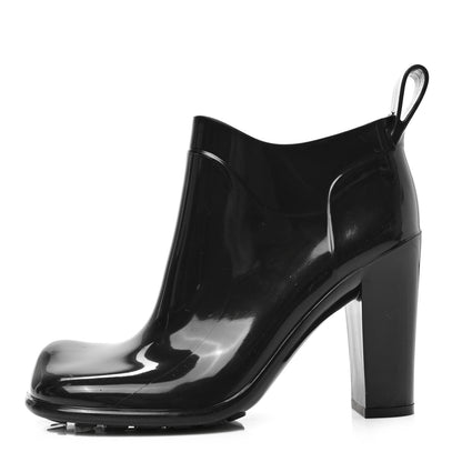 Bottega Veneta Rubber Shine Ankle Boots 37 Black 1 of 7
