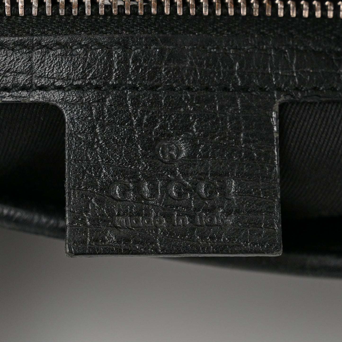 Monogram Bamboo Bullet Bag Black
