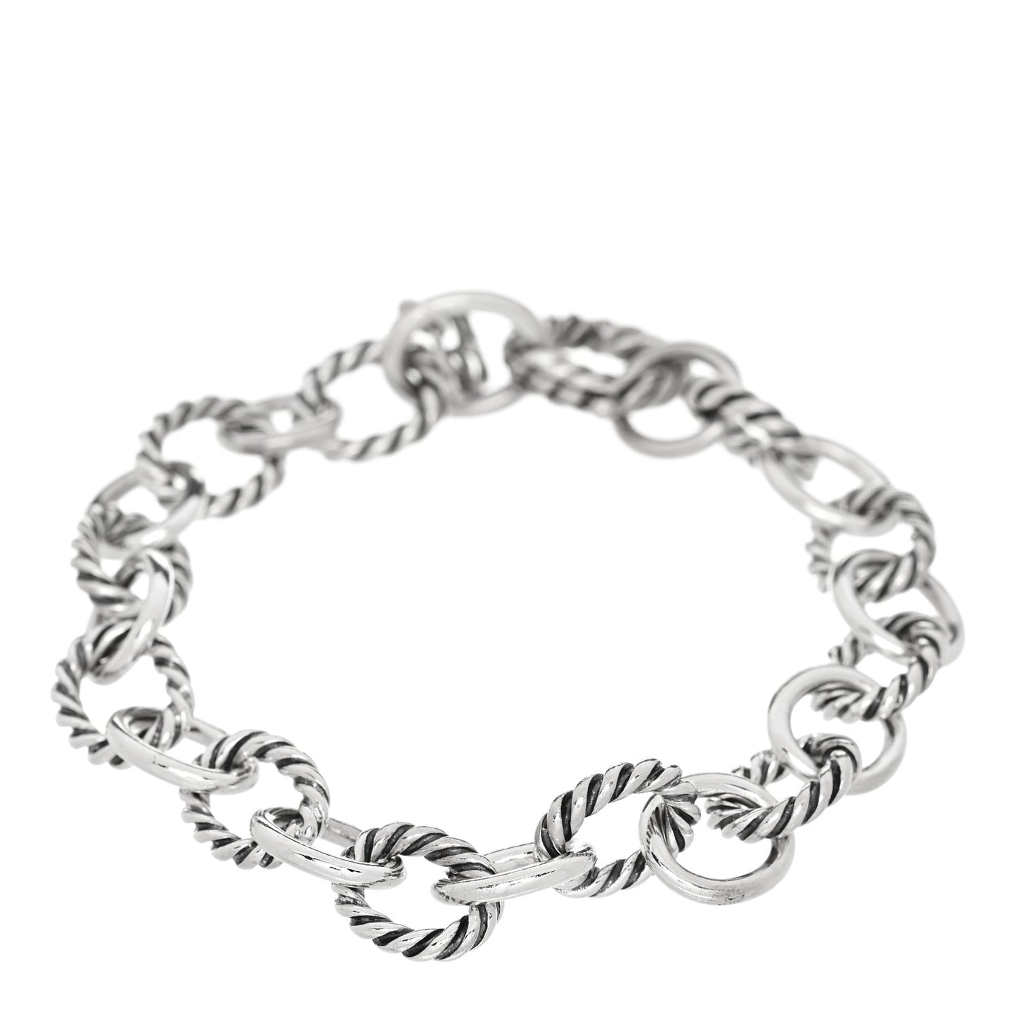 Sterling Silver 10mm Medium Oval Link Bracelet