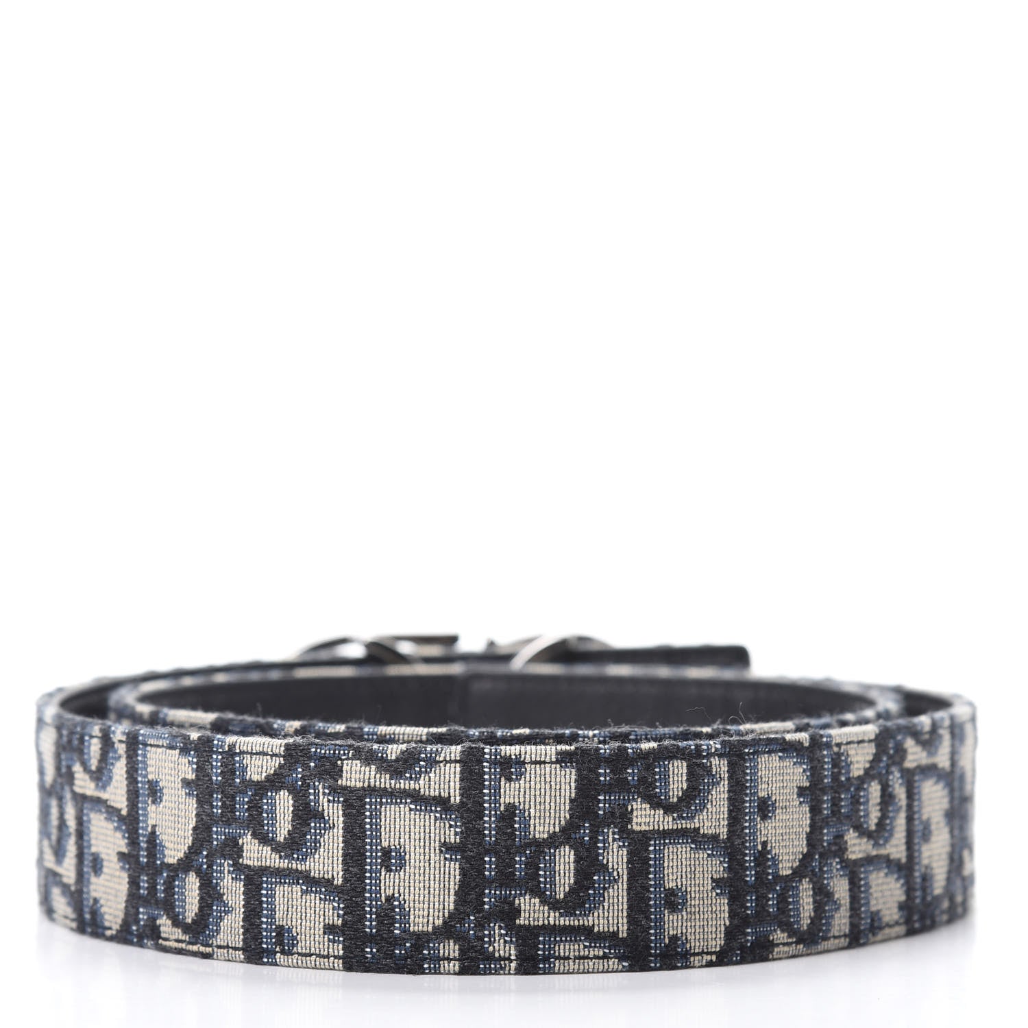 Christian Dior Oblique 35mm Belt 80 Blue Multi 2 of 6
