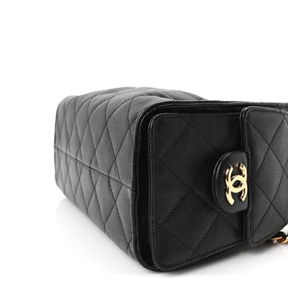 Chanel Caviar Quilted Mini Chanel 25 Handbag Black 10 of 10