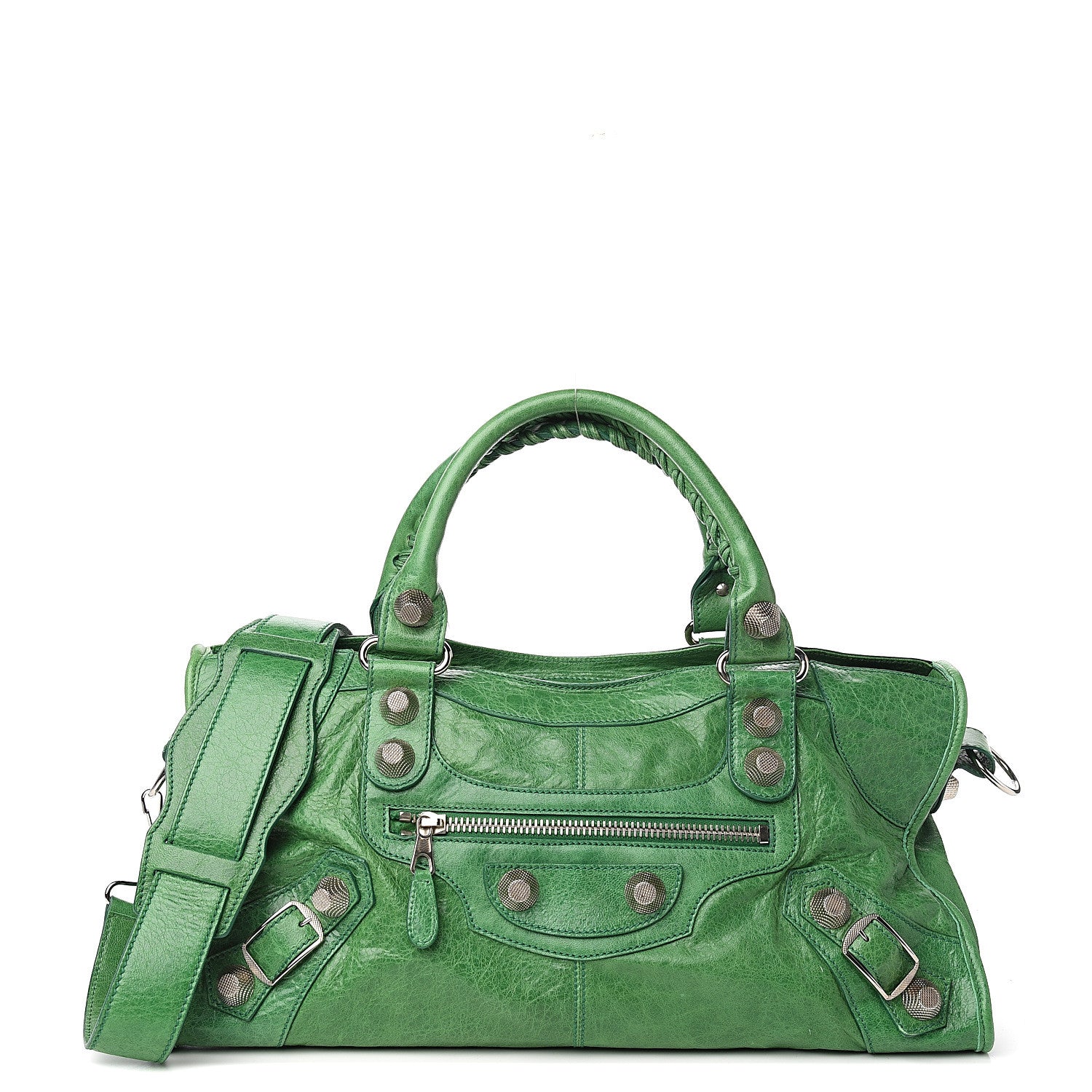 Balenciaga Agneau Giant 21 Silver Hardware Part Time Pommier 572160 ...