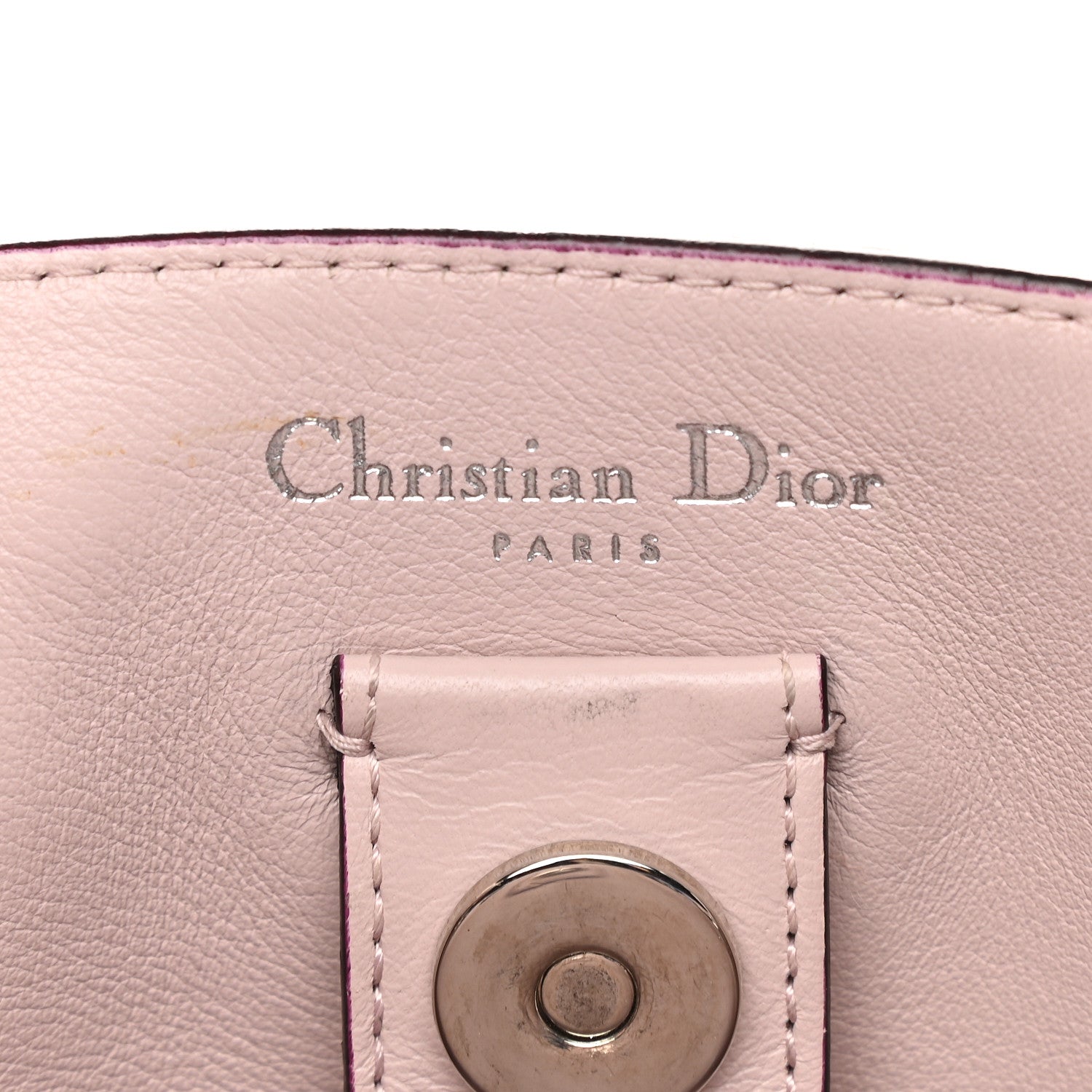 Christian Dior Smooth Calfskin Large Diorissimo Tote Blue 7 of 13