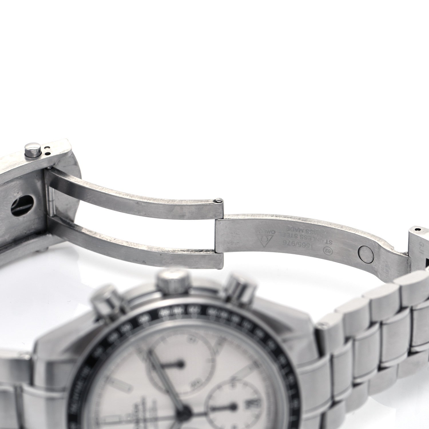Omega Stainless Steel 40mm Speedmaster Racing Co-Axial Chronograph Automatic Watch White 326.30.40.50.02.001 11 of 16
