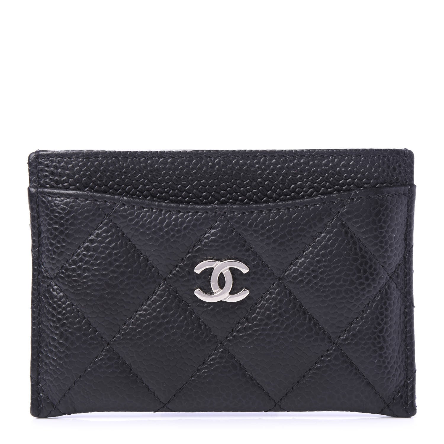 Chanel Caviar Quilted Card Holder Black 1 of 12