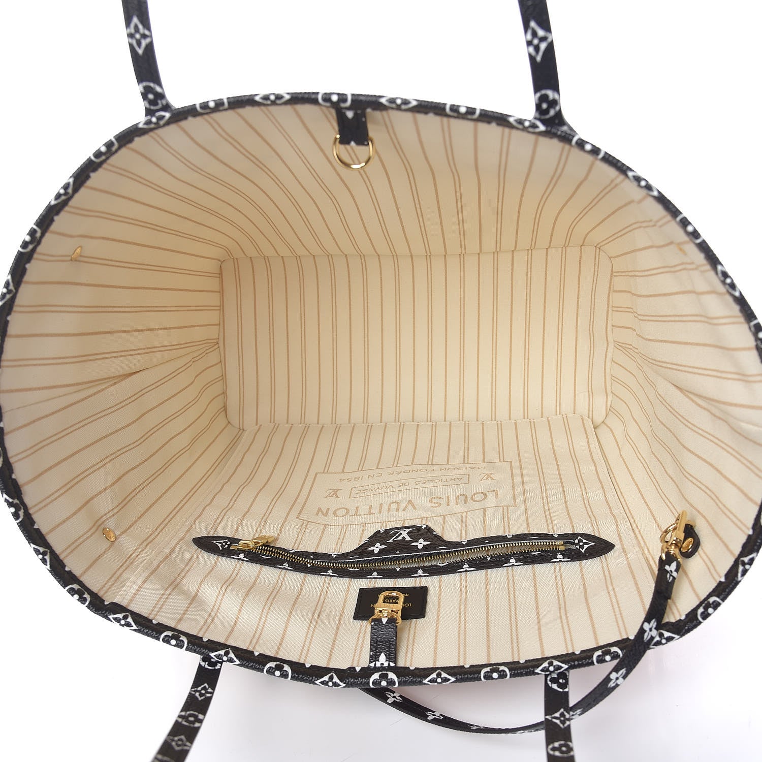 Louis Vuitton Monogram Giant Jungle Neverfull MM Ivory 7 of 12