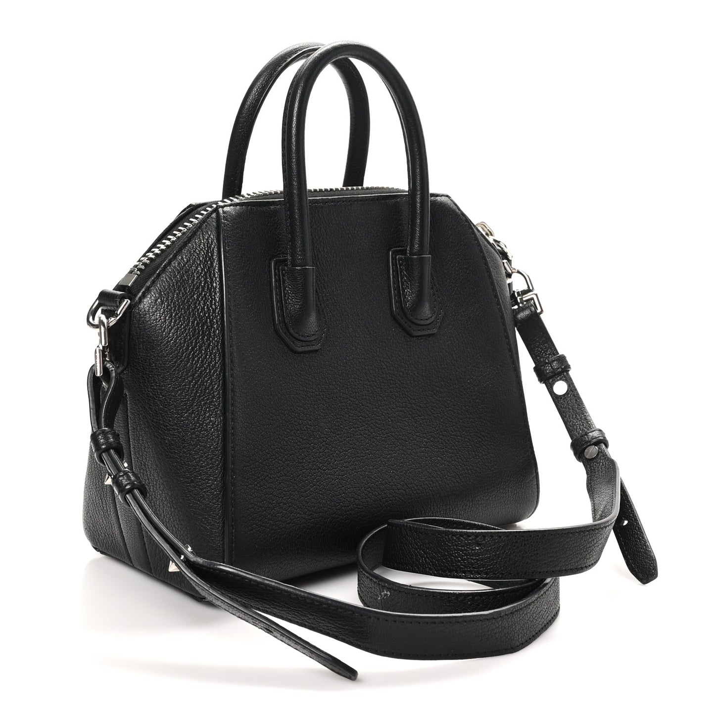 Sugar Goatskin Mini Antigona Black