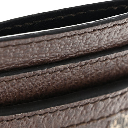Gucci GG Supreme Monogram Ophidia Card Holder Brown 7 of 8