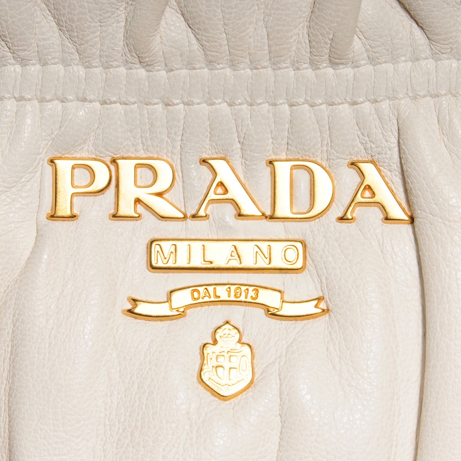Prada Nappa Gaufre Shopping Satchel White 7 of 10