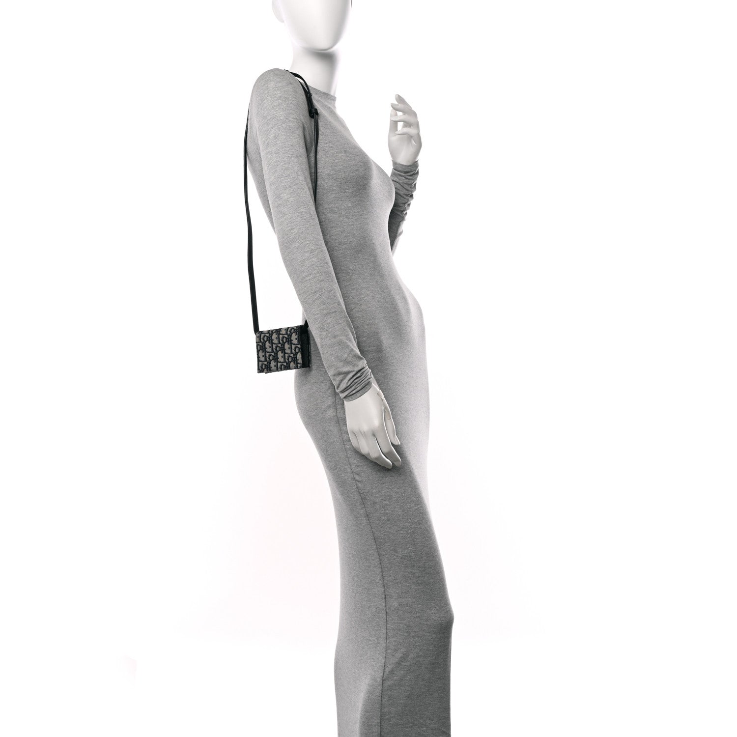 Christian Dior Oblique Nano Strap Pouch Blue 2 of 12