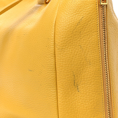 Prada Vitello Daino Side Zip Tote Mimosa 15 of 19
