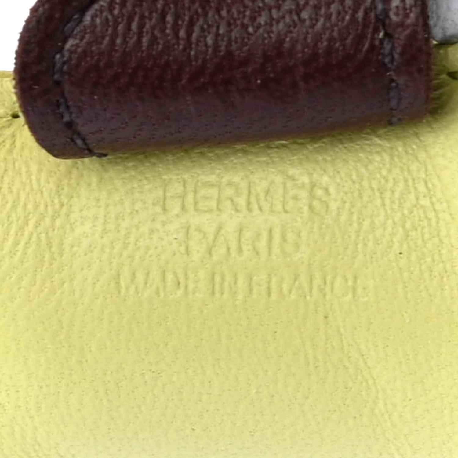 Hermes Milo Lambskin Grigri Rodeo Horse Bag Charm PM Jaune Bourgeon Bleu Brume Rouge Sellier 3 of 4