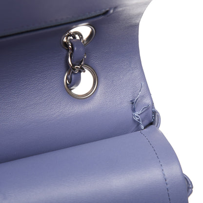 Chanel Lambskin Quilted Medium Double Flap Light Purple 8 of 8