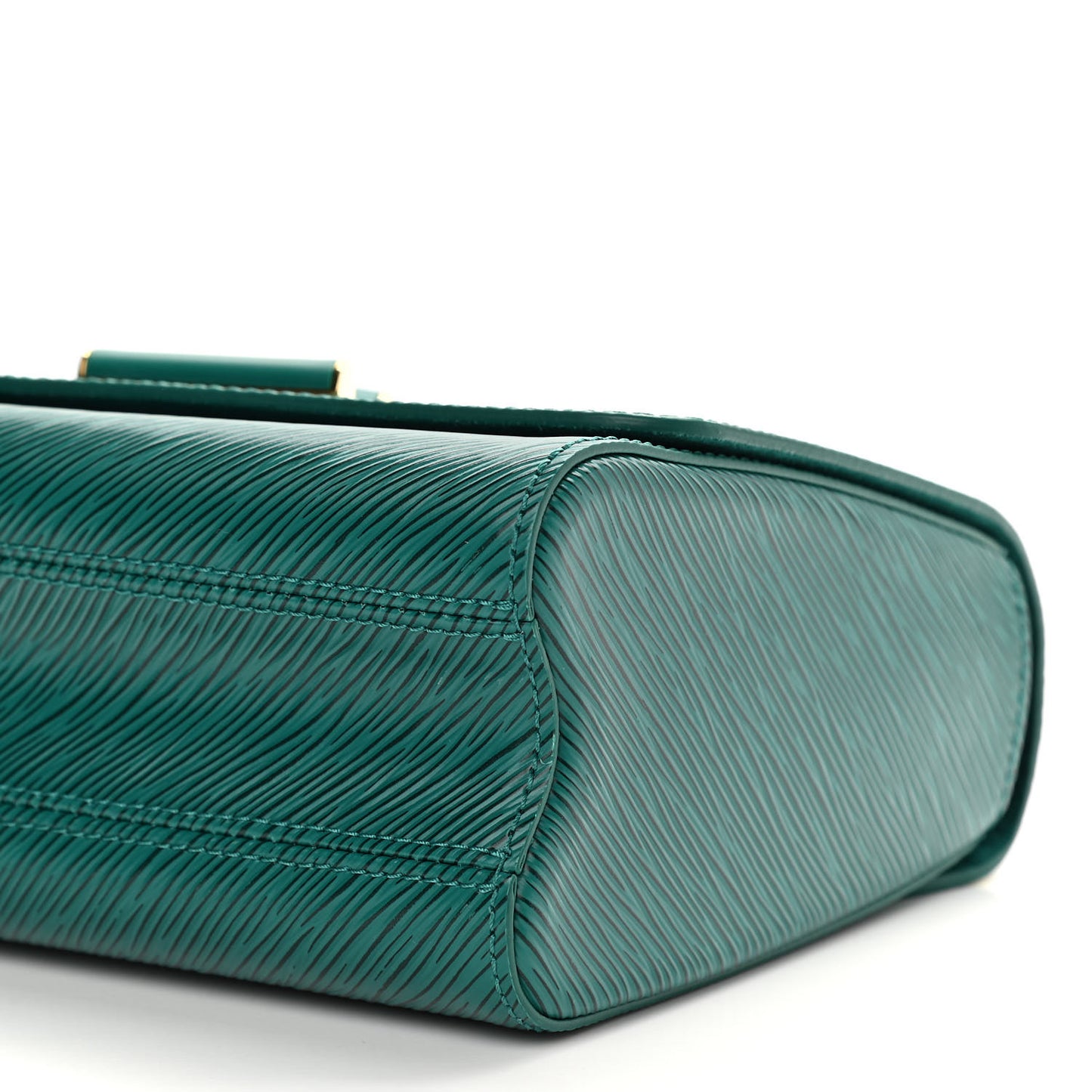 Epi Twist Shoulder Bag MM Emeraude