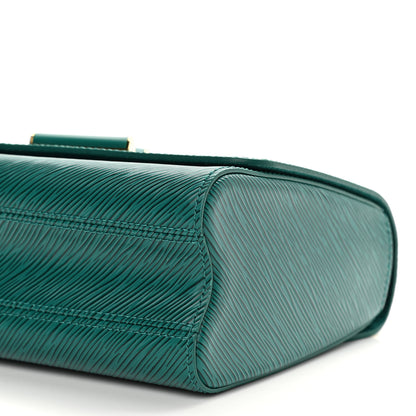 Louis Vuitton Epi Twist Shoulder Bag MM Emeraude 9 of 10