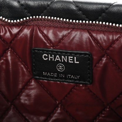 Chanel Lambskin Quilted CC Beauty Clutch Black 7 of 7
