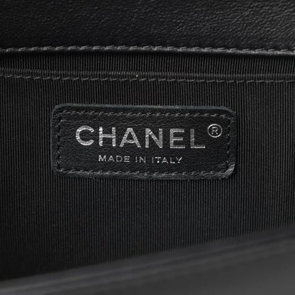 Chanel Calfskin Quilted Medium Boy Flap Black 6 of 11