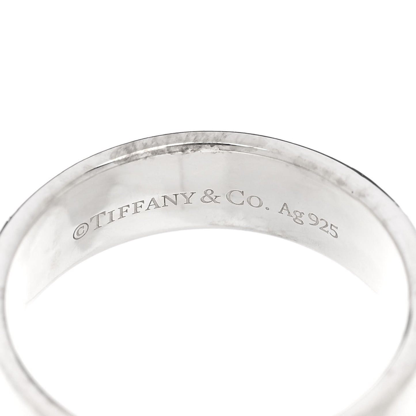 Sterling Silver Diamond Return to Tiffany Narrow Ring 54 7