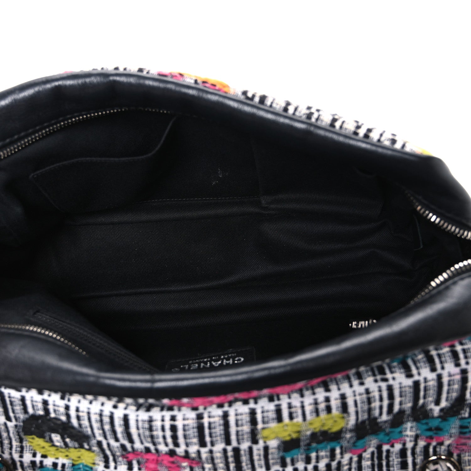 Chanel Fantasy Tweed Quilted Jumbo Easy Flap Multicolor 1845472