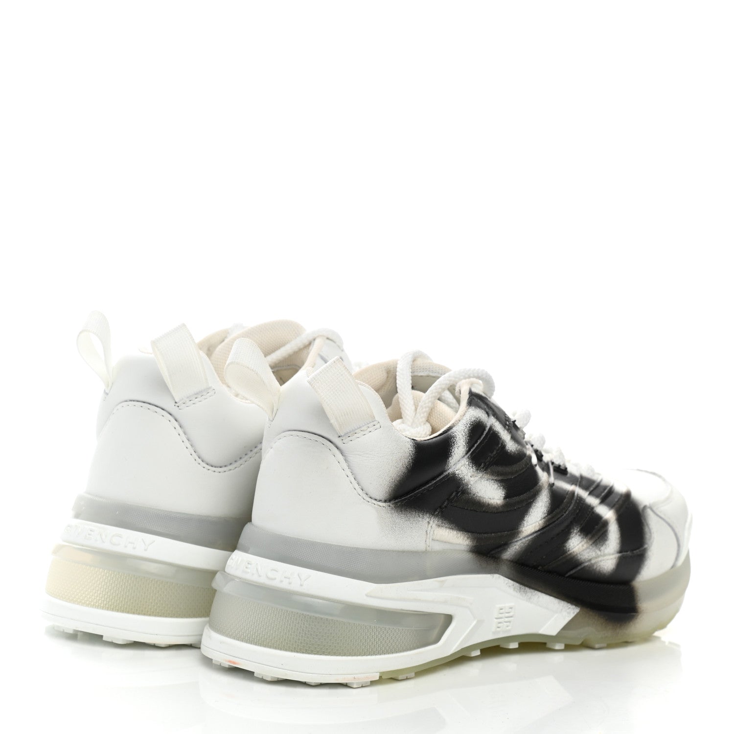Givenchy X CHITO Calfskin GIV 1 Runners Sneakers 37.5 White Black 4 of 10