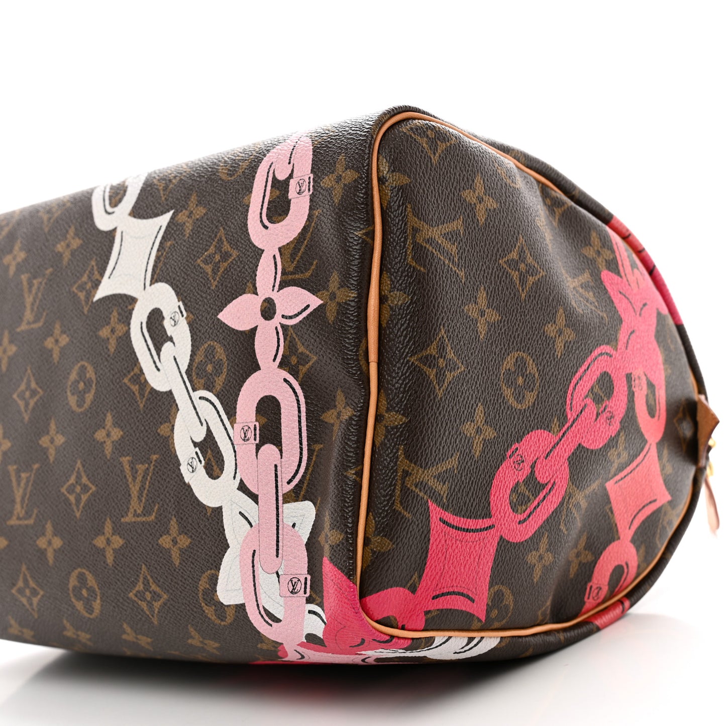 Monogram Bay Speedy 30 Rose Ballerine Poppy