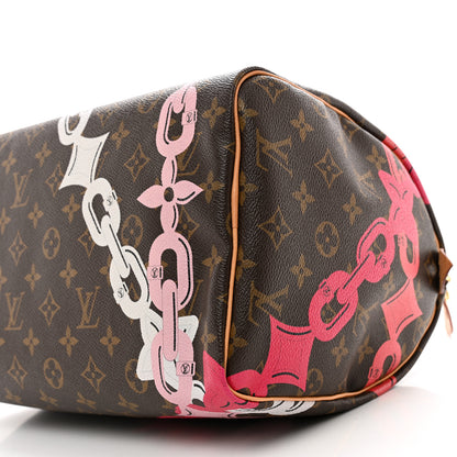 Louis Vuitton Monogram Bay Speedy 30 Rose Ballerine Poppy 10 of 10