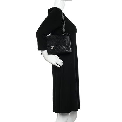 Chanel Caviar Quilted Medium Double Flap Black 2 of 20